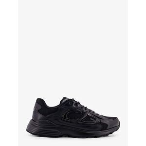 Dior Men B30 Countdown Low-Top Leather And Mesh Sneakers